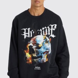 SKULL GRAPHIC SWEATSHIRT